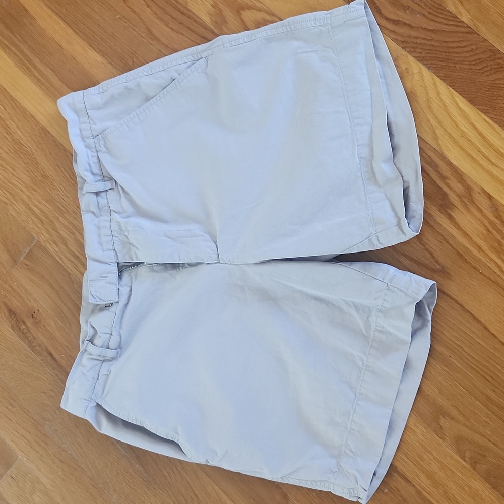 Lacoste Gray Flat Front Shorts